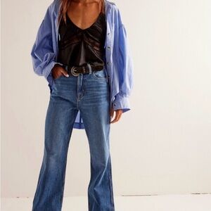 We The Free Blue Flare Jeans